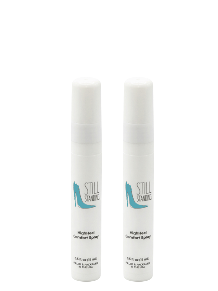 Still Standing® Spray - Mini Set for yourself or gifting. The perfect on-the-go pocket or clutch sized high heel/stiletto comfort spray.